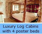 Luxury Cabins 4 poster beds Luxury Log Cabins 4 poster beds