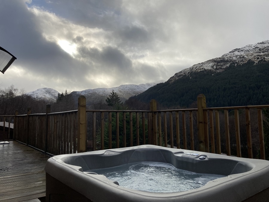 Luxury Cabins Loch Eck Argyll Sauna Jacuzzi